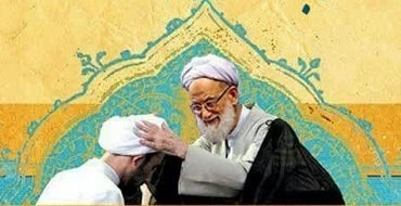 برگزاری مراسم عمامه گذاری توسط حضرت آیت اله امامی کاشانی (مدظله العالی)