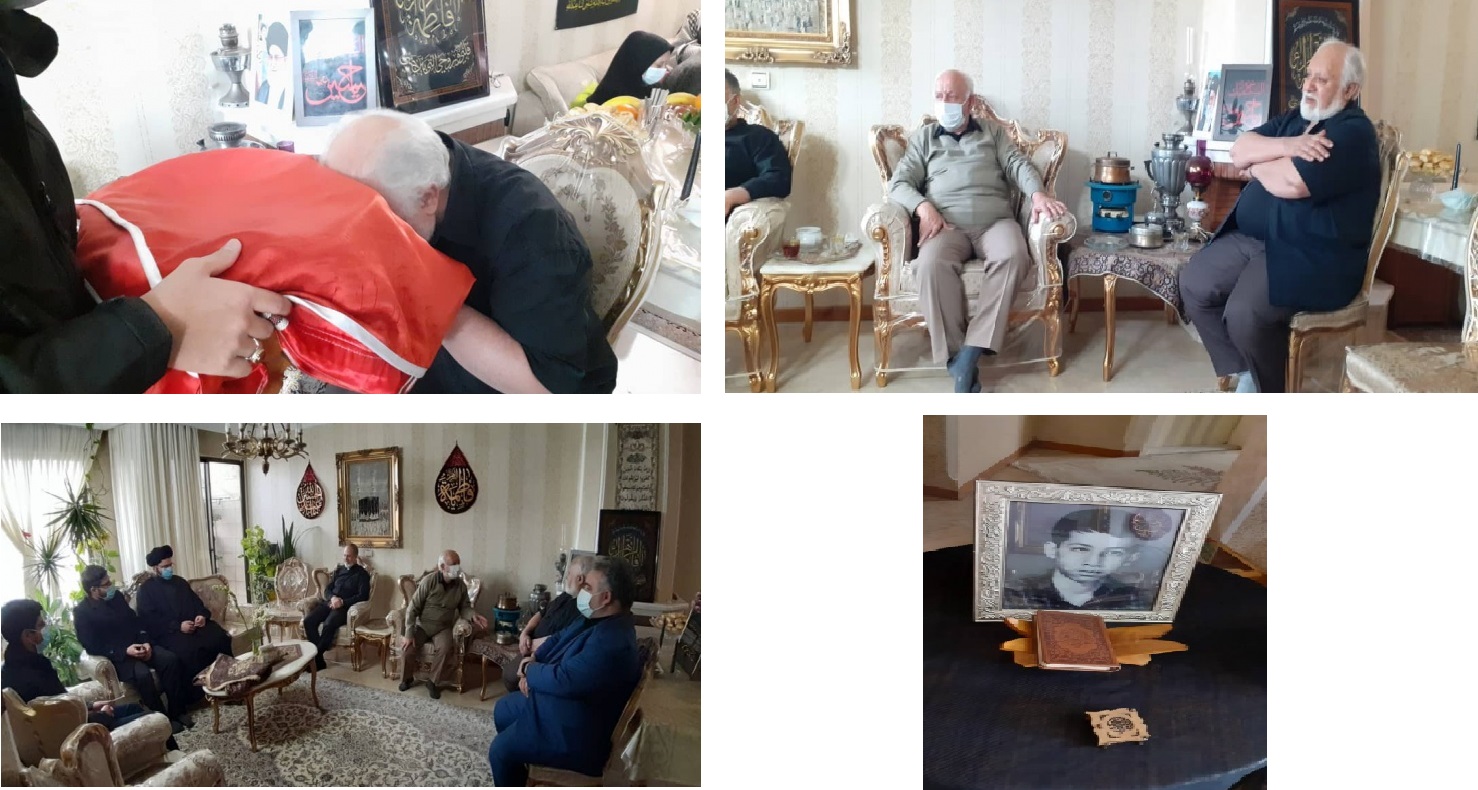 گزارش تصویری از دیدار با خانواده شهید والامقام محمدحسین ندایی پور ، دانش آموز شهید دبیرستان پسرانه علوم و معارف اسلامی شهید مطهری(ره) تهران